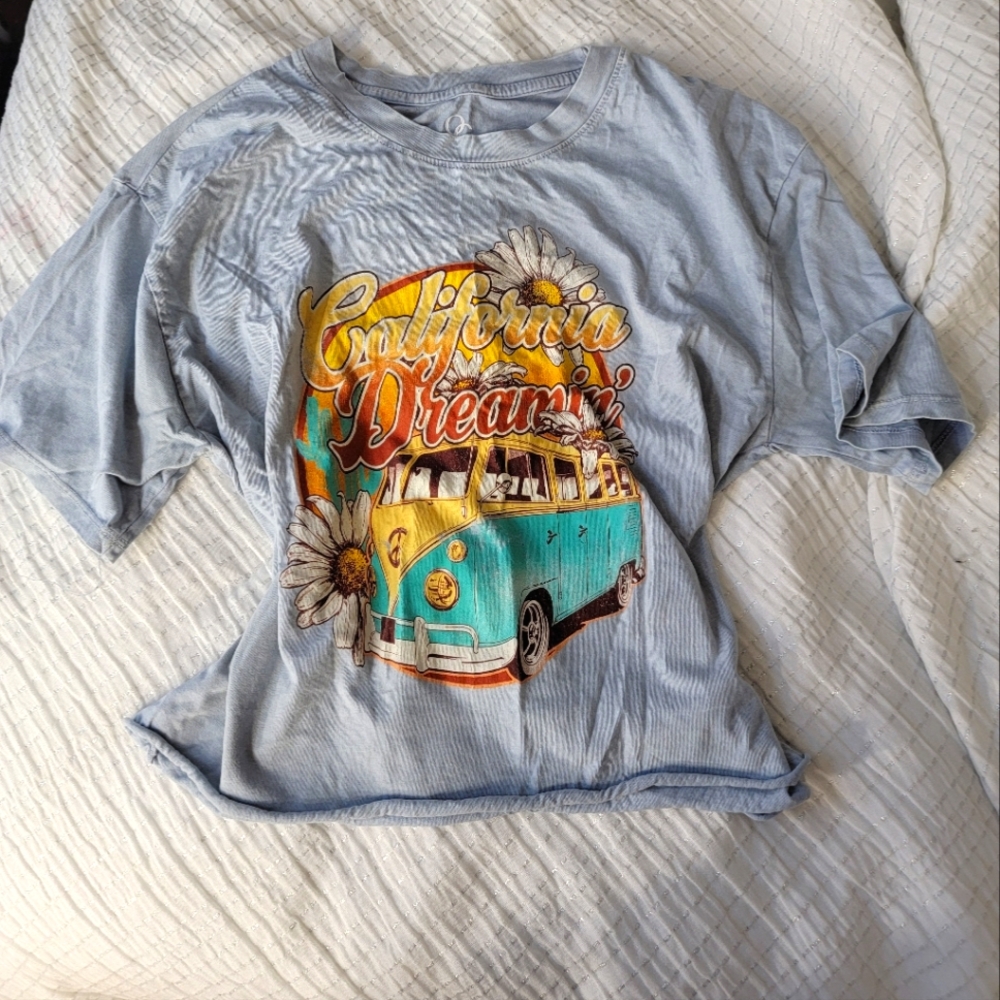 Light blue california dreams shirt